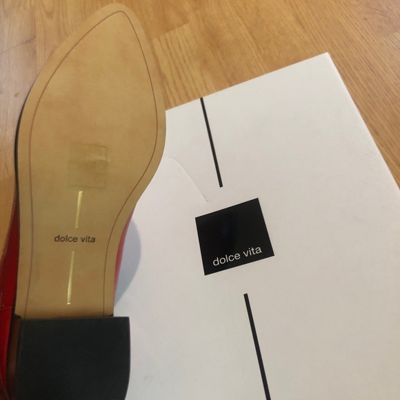 Brand New Dolce Vita Red Patent Boots - Picture 6 of 6